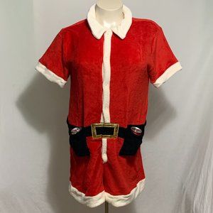 Ugly Christmas Romper 6 Pack Santa Suit Drink Beer Holder Belt Mens Womens XL